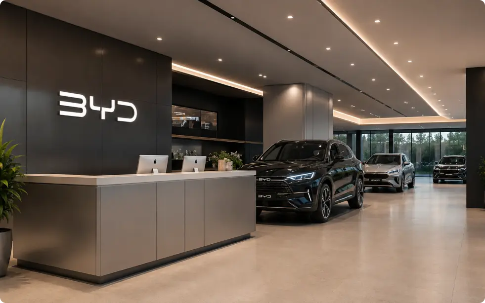 Шоурум офіційного дилера BYD